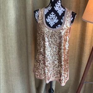 Sequin tank top